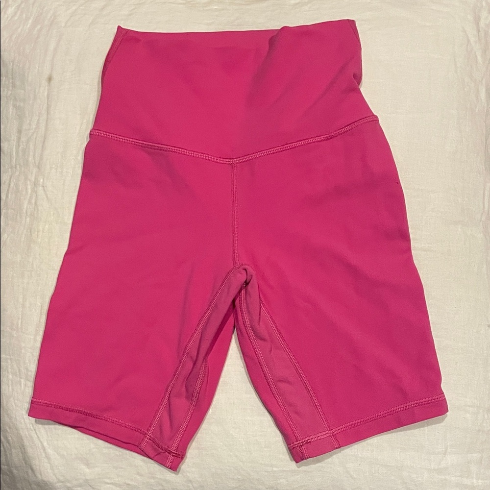 Lululemon Athletica Women's Pink Bike Shorts